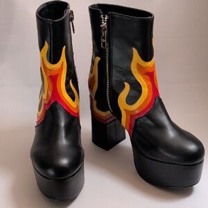 DollsKill Current Mood "Burner" Boots, 9